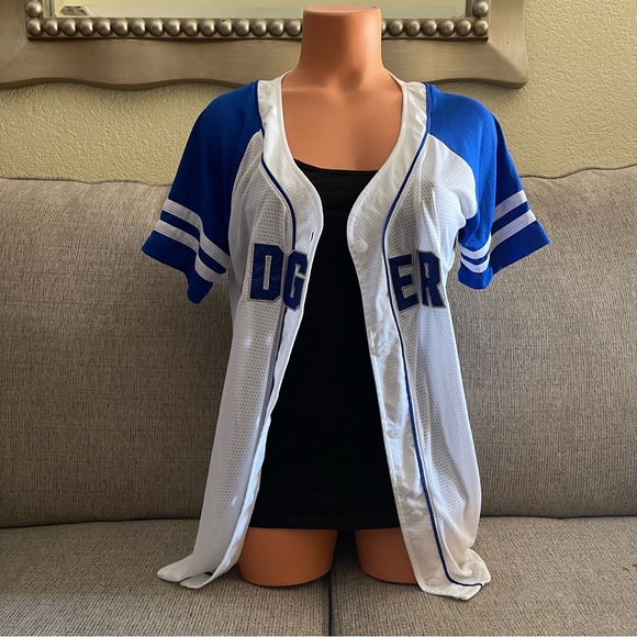 ❌SOLD ON ♏️ercari VS PINK MLB LA Dodgers Jersey - Picture 4 of 4
